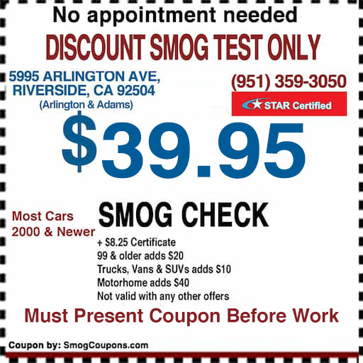 Smog Check Coupon